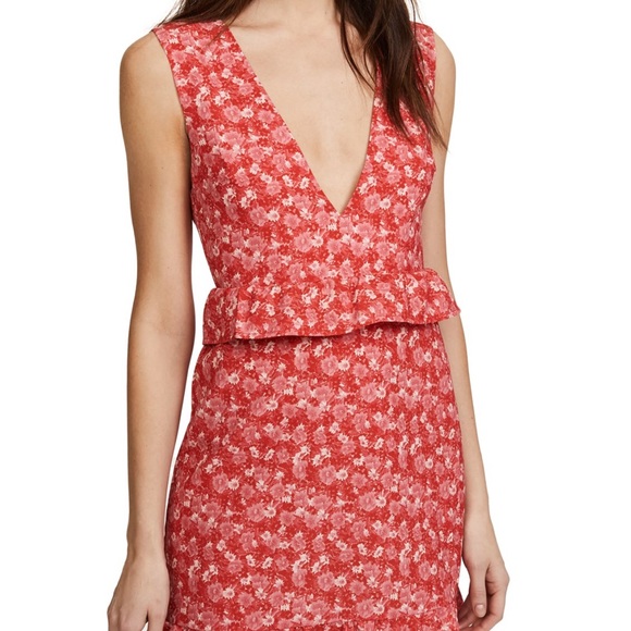 Nightwalker Mini Elsa Dress in Scarlet floral print size S - Picture 8 of 12